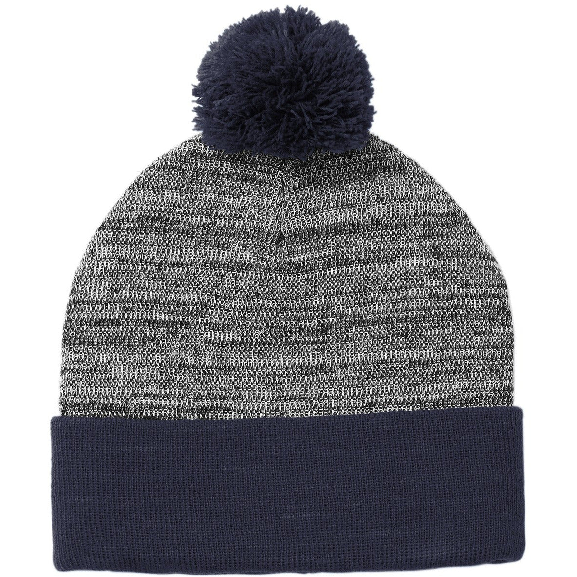 Sport-Tek Heather Pom Pom Beanie