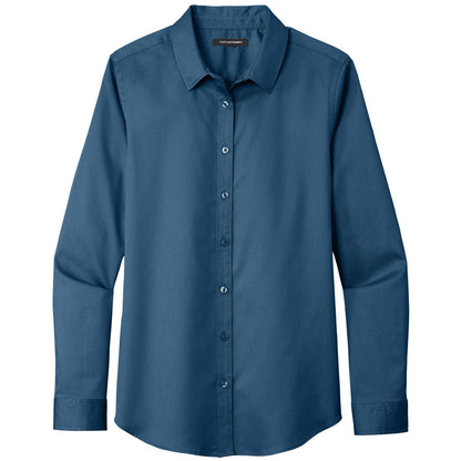 Port Authority Women's Long Sleeve SuperPro React Twill Shirt